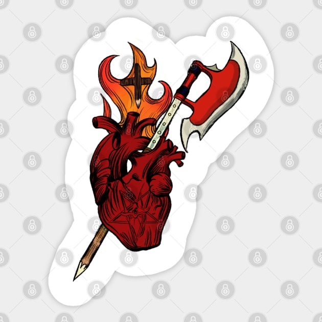 Heart of the Hellmouth Sticker by ChangoATX